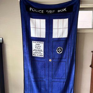 TARDIS Soft Throw Blanket
